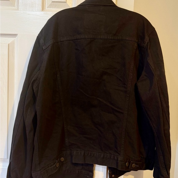Vintage Levis Jacket Mens 2XL Black Denim 70507 4159 Type 3 Trucker Made USA 90s - Picture 6 of 11